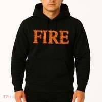 Flaming Fire Hoodie thumb 2