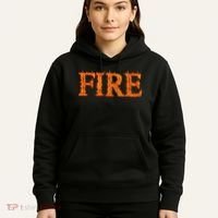 Flaming Fire Hoodie thumb 5