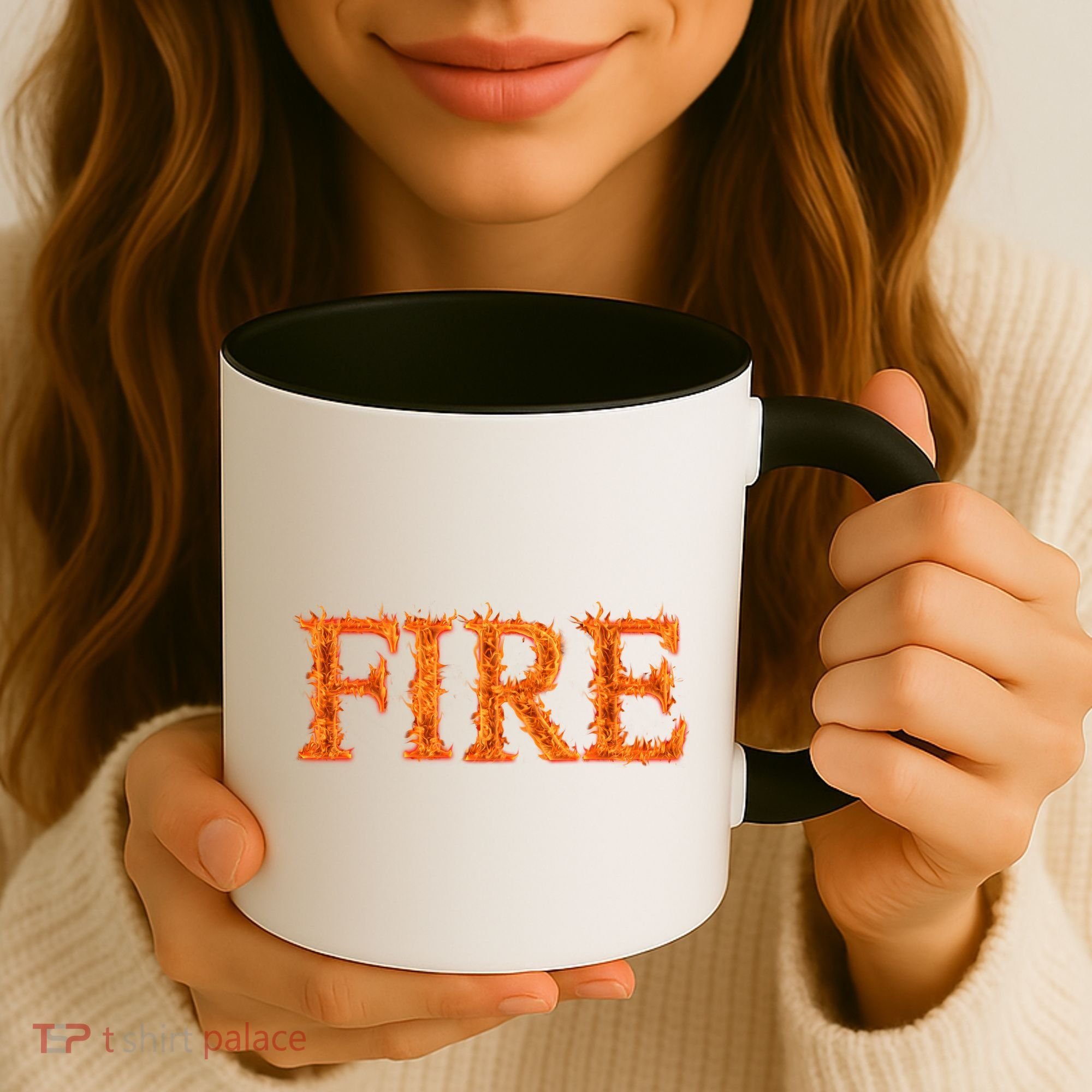 Flaming Fire Coffee Mug