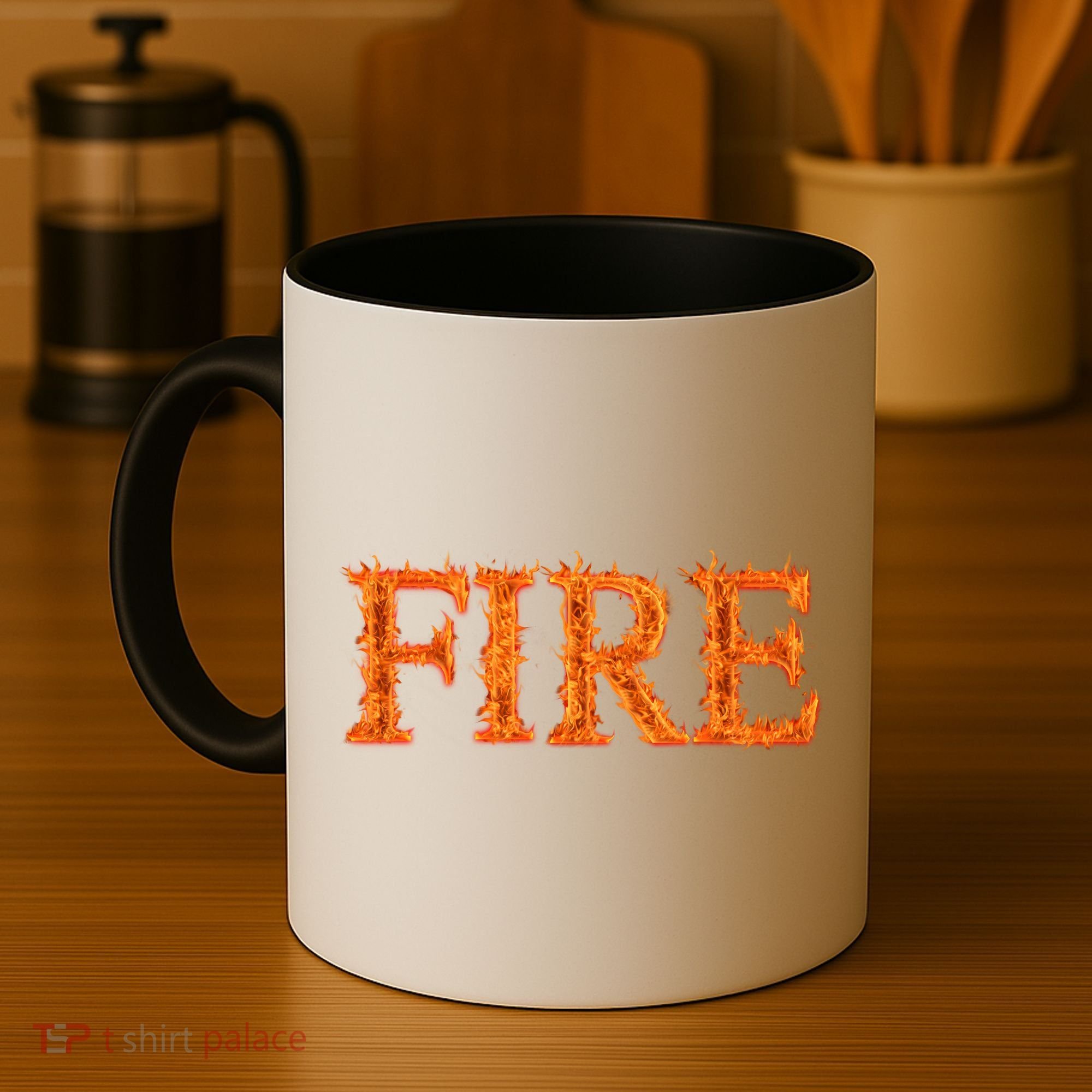 Flaming Fire Coffee Mug