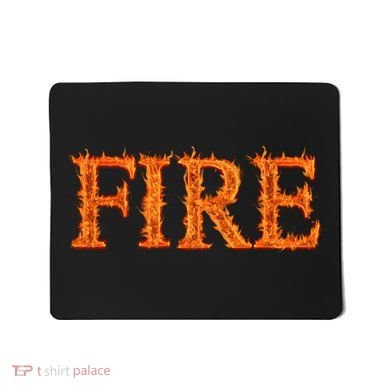 Flaming Fire Mousepad