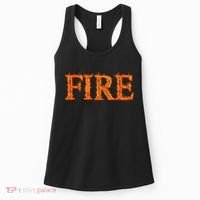 Flaming Fire Women's Tank Top thumb 0