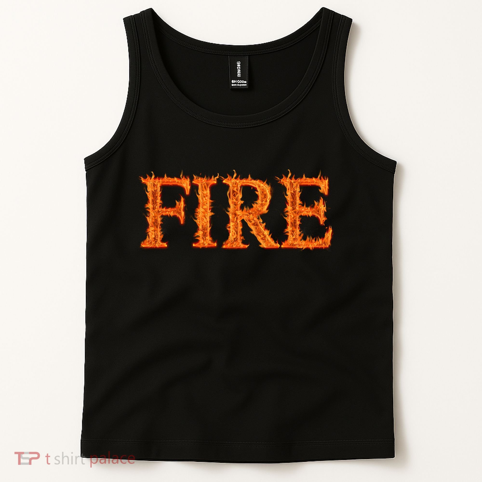 Flaming Fire Tank Top