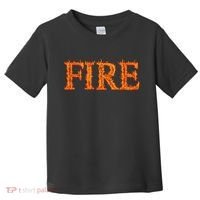 Flaming Fire Toddler T-Shirt thumb 0