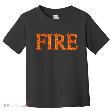 Flaming Fire Toddler T-Shirt
