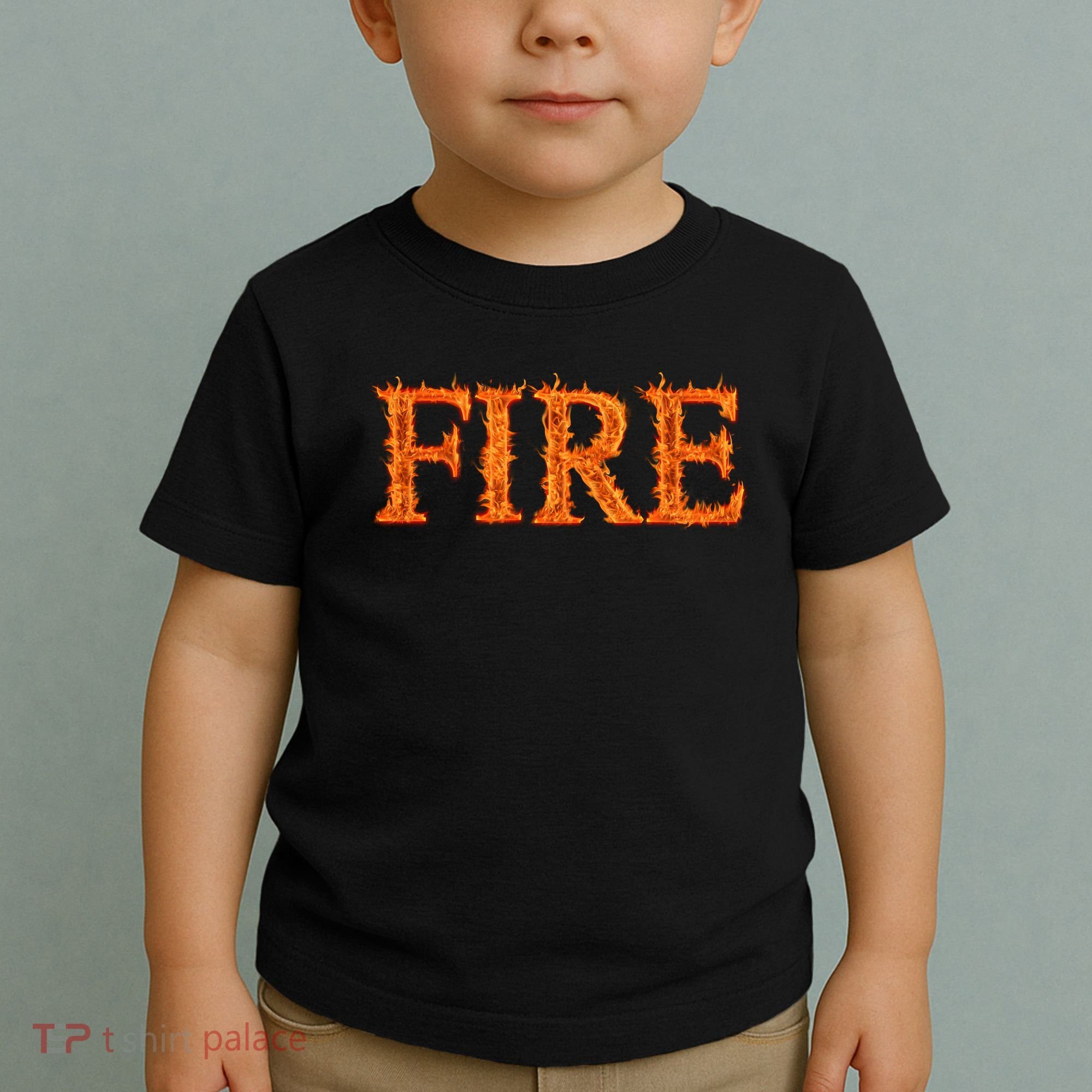Flaming Fire Toddler T-Shirt