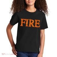 Flaming Fire Kids T-Shirt thumb 2