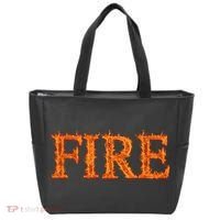 Flaming Fire Tote Bag thumb 0