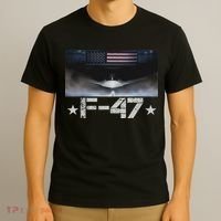 Funny F47 Fighter Jet Trump F 47 Jet Fighter Aircraft T-Shirt thumb 3
