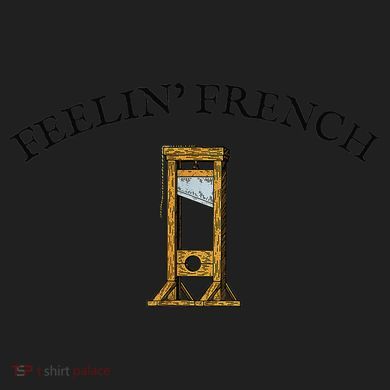 Feeling French Funny Crop Fleece Hoodie