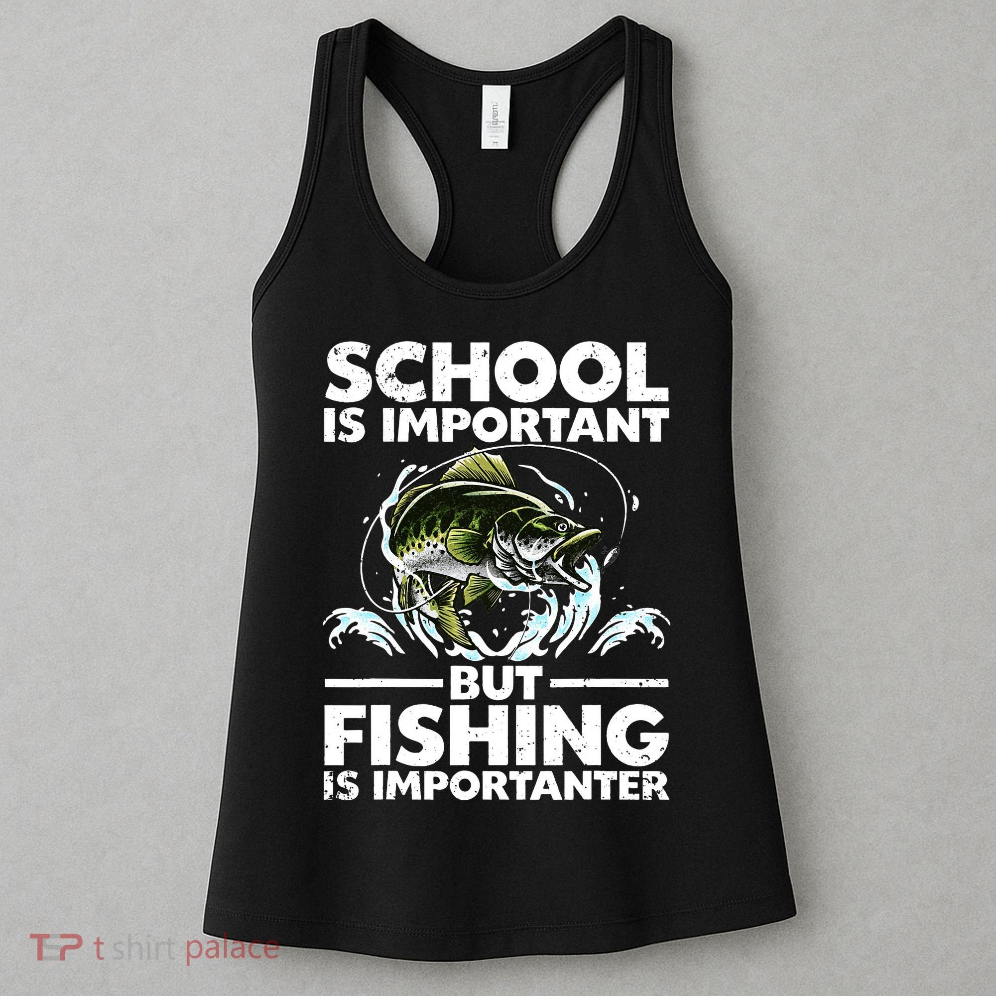 Funny Fishing For Fish Saying Bass Fisherman Women's Tank Top