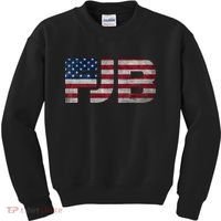 FJB F.Biden F#ck Biden FJB American Flag Kids Sweatshirt thumb 0