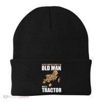 Funny Farmer Farm Tractor Farming Truck Lovers Humor Beanie thumb 0
