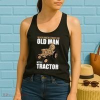 Funny Farmer Farm Tractor Farming Truck Lovers Humor Women's Tank Top thumb 2
