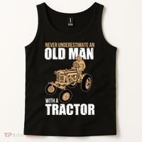 Funny Farmer Farm Tractor Farming Truck Lovers Humor Tank Top thumb 2