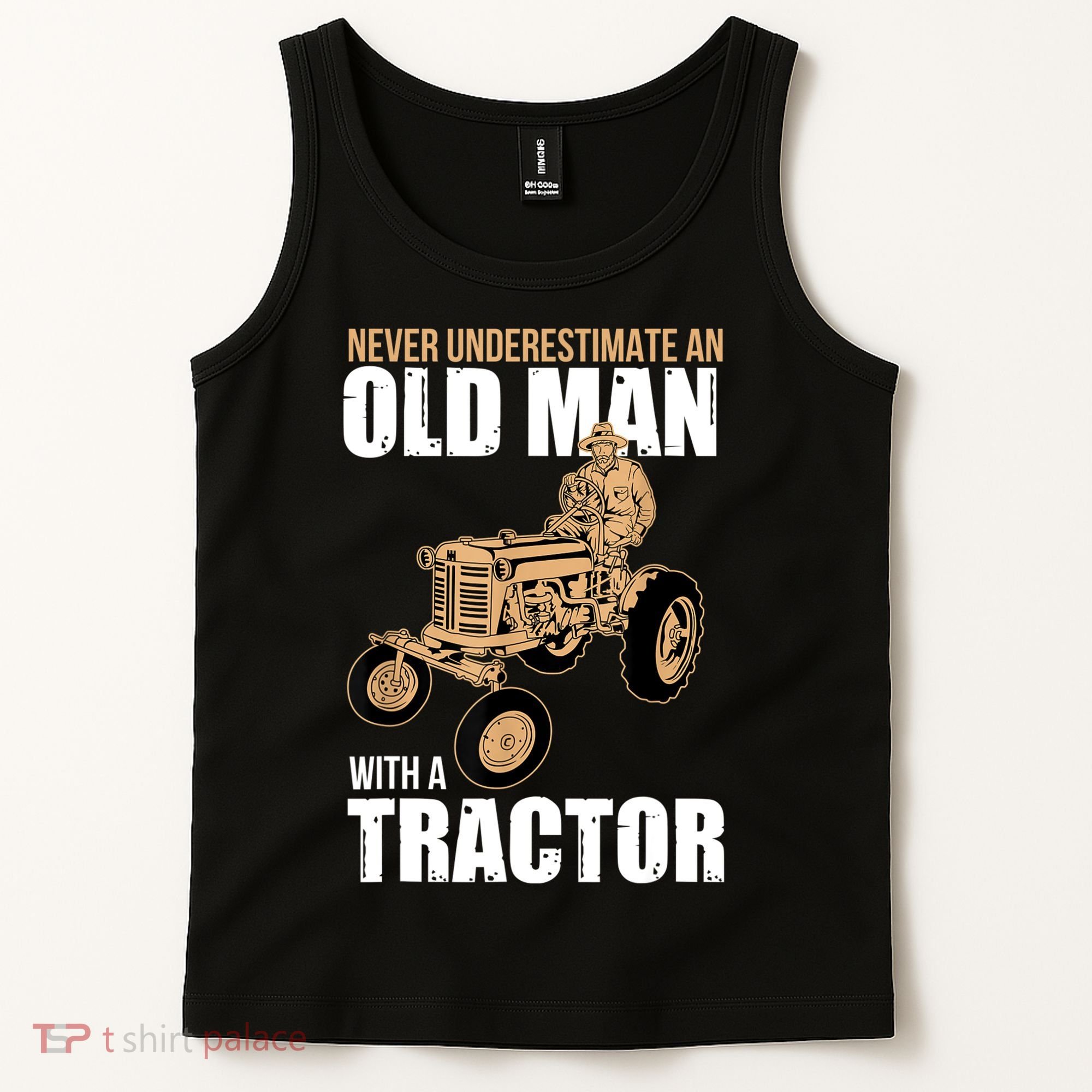 Funny Farmer Farm Tractor Farming Truck Lovers Humor Tank Top