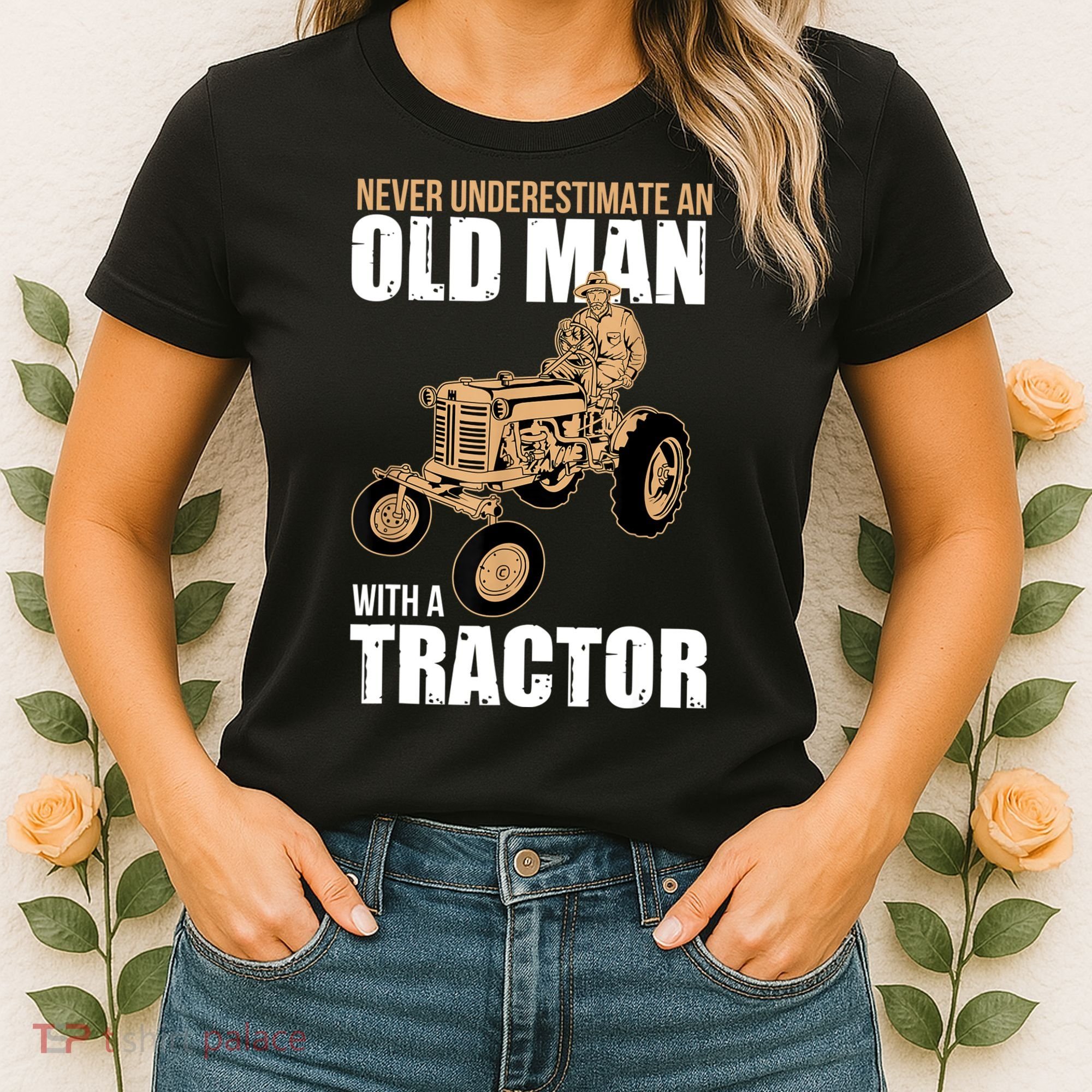 Funny Farmer Farm Tractor Farming Truck Lovers Humor Women's T-Shirt