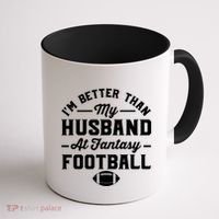 Funny Fantasy Football Statement Coffee Mug thumb 1