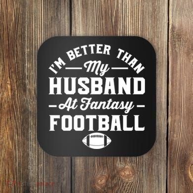 Funny Fantasy Football Statement Coaster