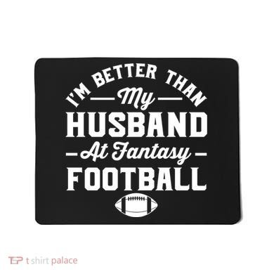 Funny Fantasy Football Statement Mousepad