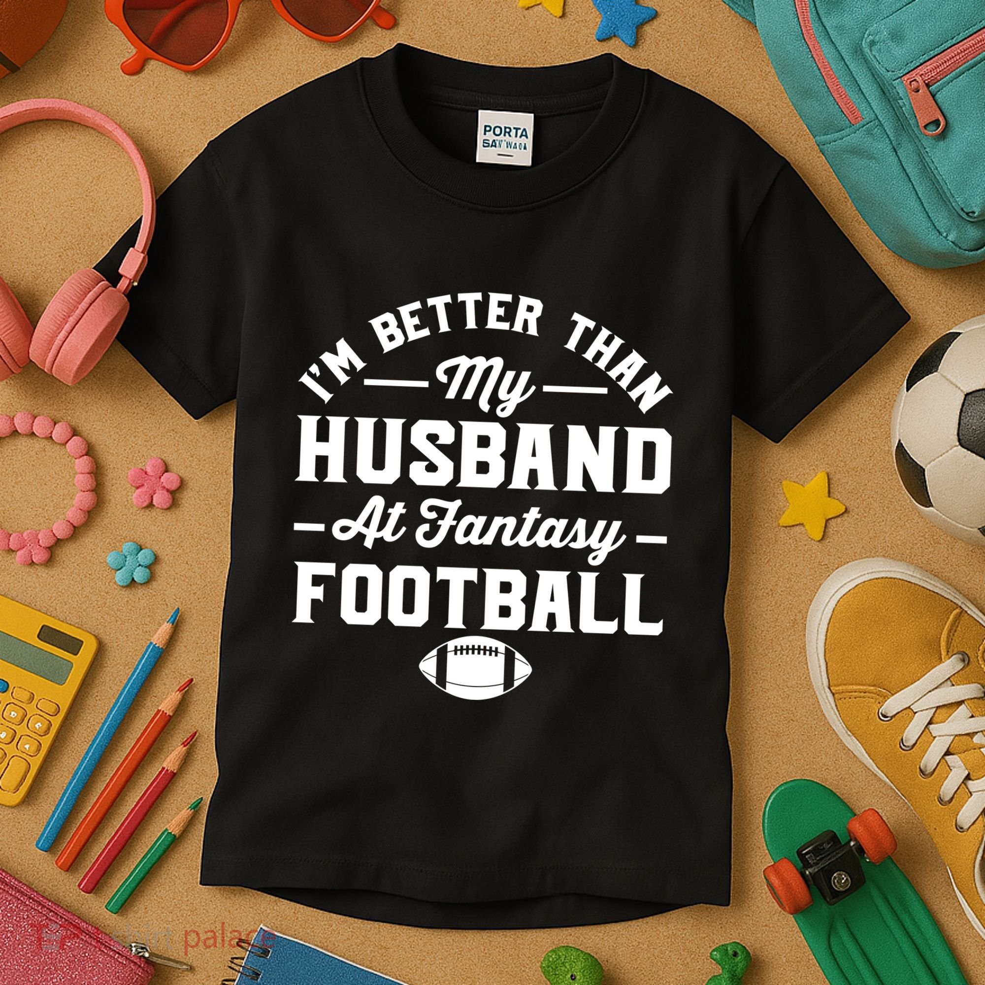 Funny Fantasy Football Statement Kids T-Shirt