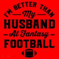 Funny Fantasy Football Statement Santa Hat thumb 1