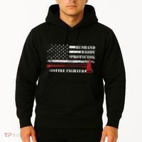 Firefighter Funny Firemen Fire Truck Graphic Hoodie thumb 2