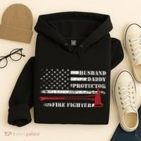 Firefighter Funny Firemen Fire Truck Graphic Hoodie thumb 4