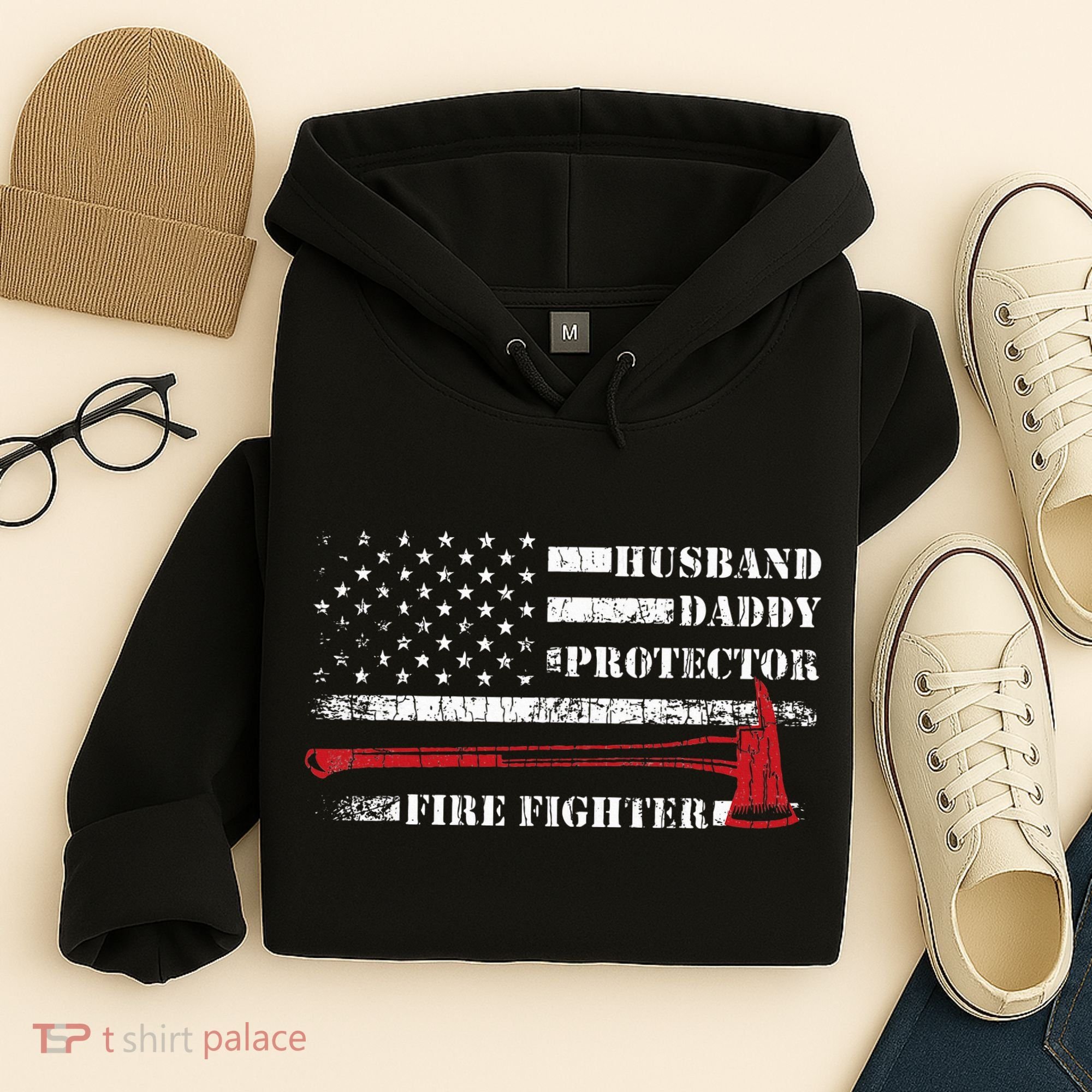Firefighter Funny Firemen Fire Truck Graphic Hoodie
