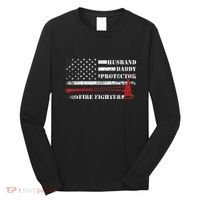 Firefighter Funny Firemen Fire Truck Graphic Long Sleeve Shirt thumb 0