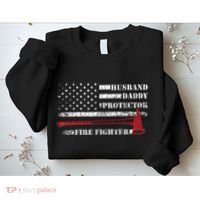 Firefighter Funny Firemen Fire Truck Graphic Sweatshirt thumb 2