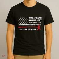 Firefighter Funny Firemen Fire Truck Graphic T-Shirt thumb 3