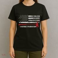 Firefighter Funny Firemen Fire Truck Graphic T-Shirt thumb 4
