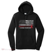 Firefighter Funny Firemen Fire Truck Graphic Women's Hoodie thumb 0