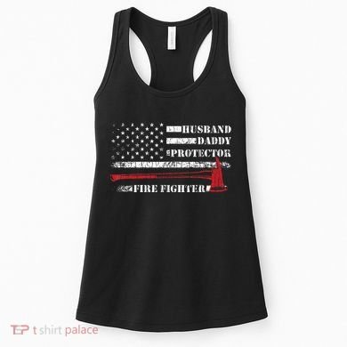 Firefighter Funny Firemen Fire Truck Graphic Women's Tank Top