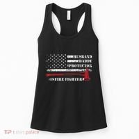Firefighter Funny Firemen Fire Truck Graphic Women's Tank Top thumb 0