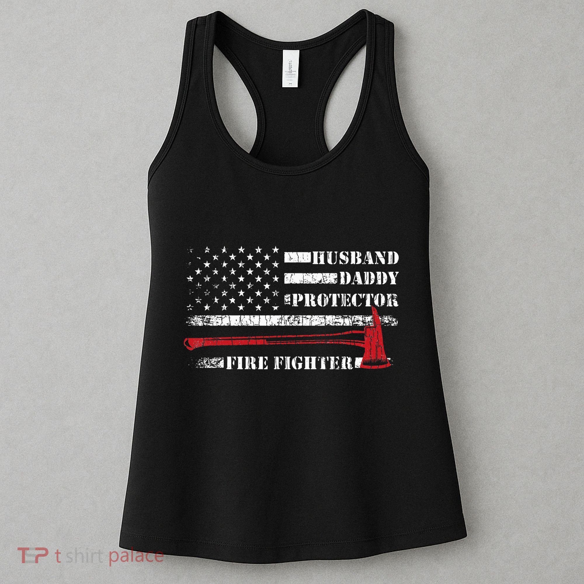 Firefighter Funny Firemen Fire Truck Graphic Women's Tank Top