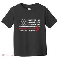 Firefighter Funny Firemen Fire Truck Graphic Toddler T-Shirt thumb 0