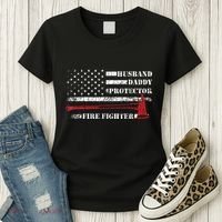 Firefighter Funny Firemen Fire Truck Graphic Women's T-Shirt thumb 3