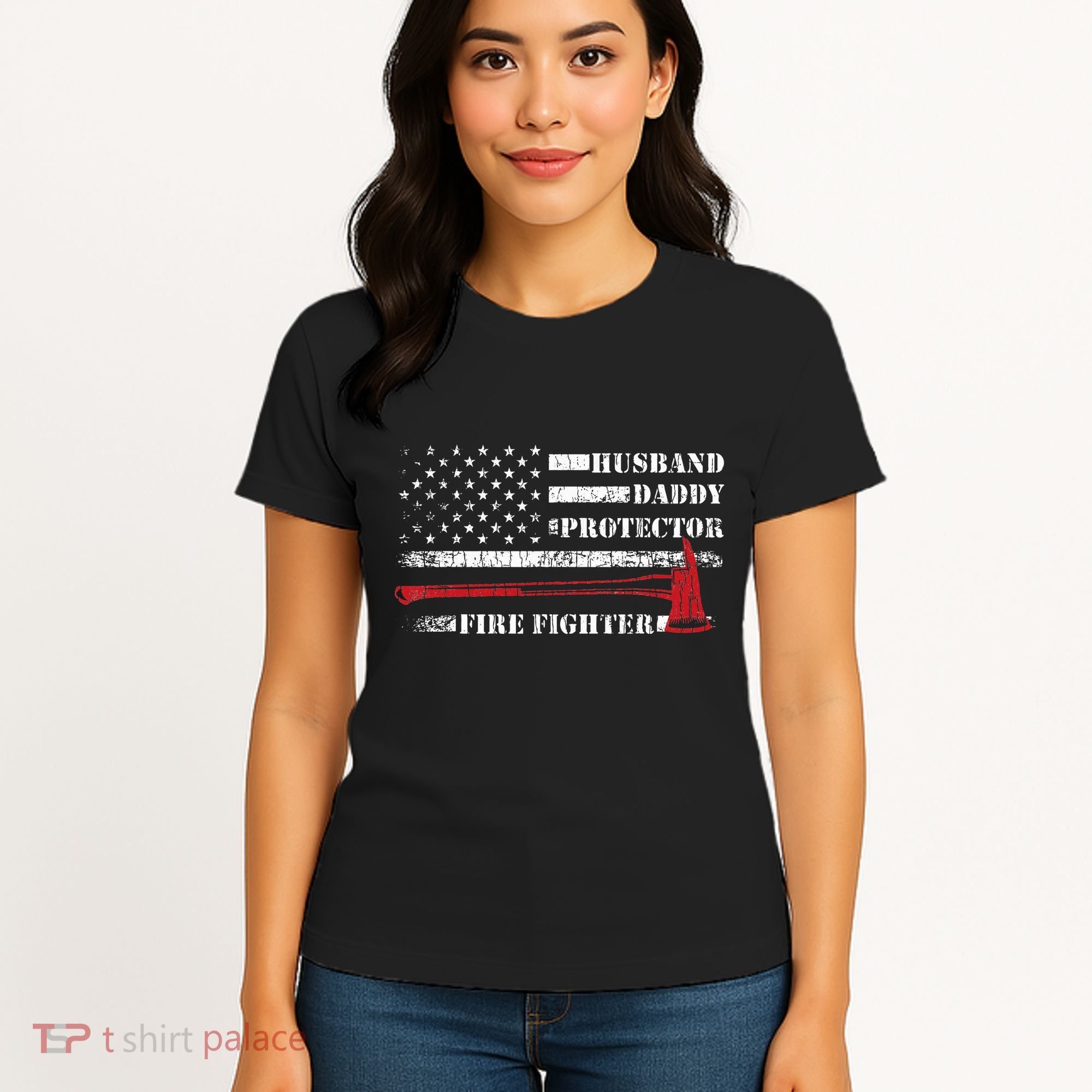 Firefighter Funny Firemen Fire Truck Graphic Women's T-Shirt