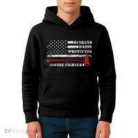 Firefighter Funny Firemen Fire Truck Graphic Kids Hoodie thumb 4