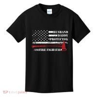 Firefighter Funny Firemen Fire Truck Graphic Kids T-Shirt thumb 0