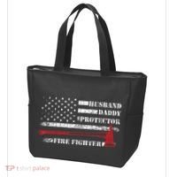 Firefighter Funny Firemen Fire Truck Graphic Tote Bag thumb 3