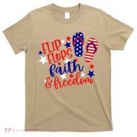Flip Flops Faith And Freedom T-Shirt thumb 0