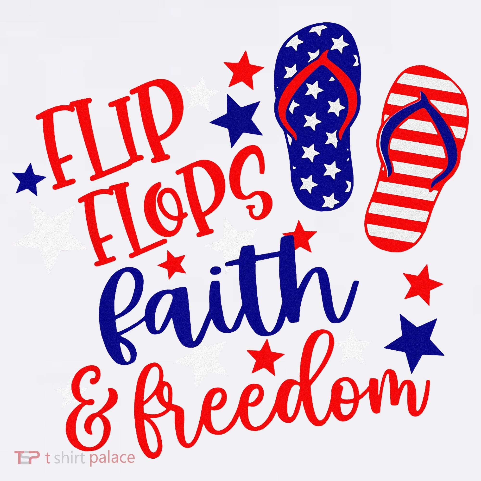 Flip Flops Faith And Freedom Women's Hoodie