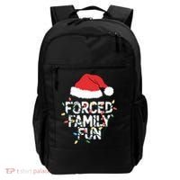 Forced Family Fun Sarcastic Christmas Funny Backpack thumb 0