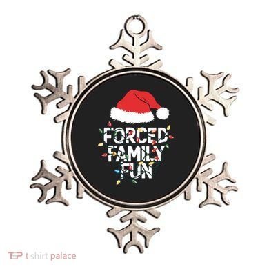 Forced Family Fun Sarcastic Christmas Funny Ornament