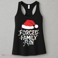 Forced Family Fun Sarcastic Christmas Funny Women's Tank Top thumb 3