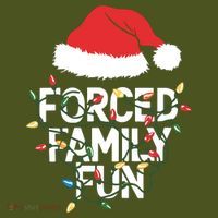 Forced Family Fun Sarcastic Christmas Funny The Baniff Cuffed Pom Beanie thumb 2