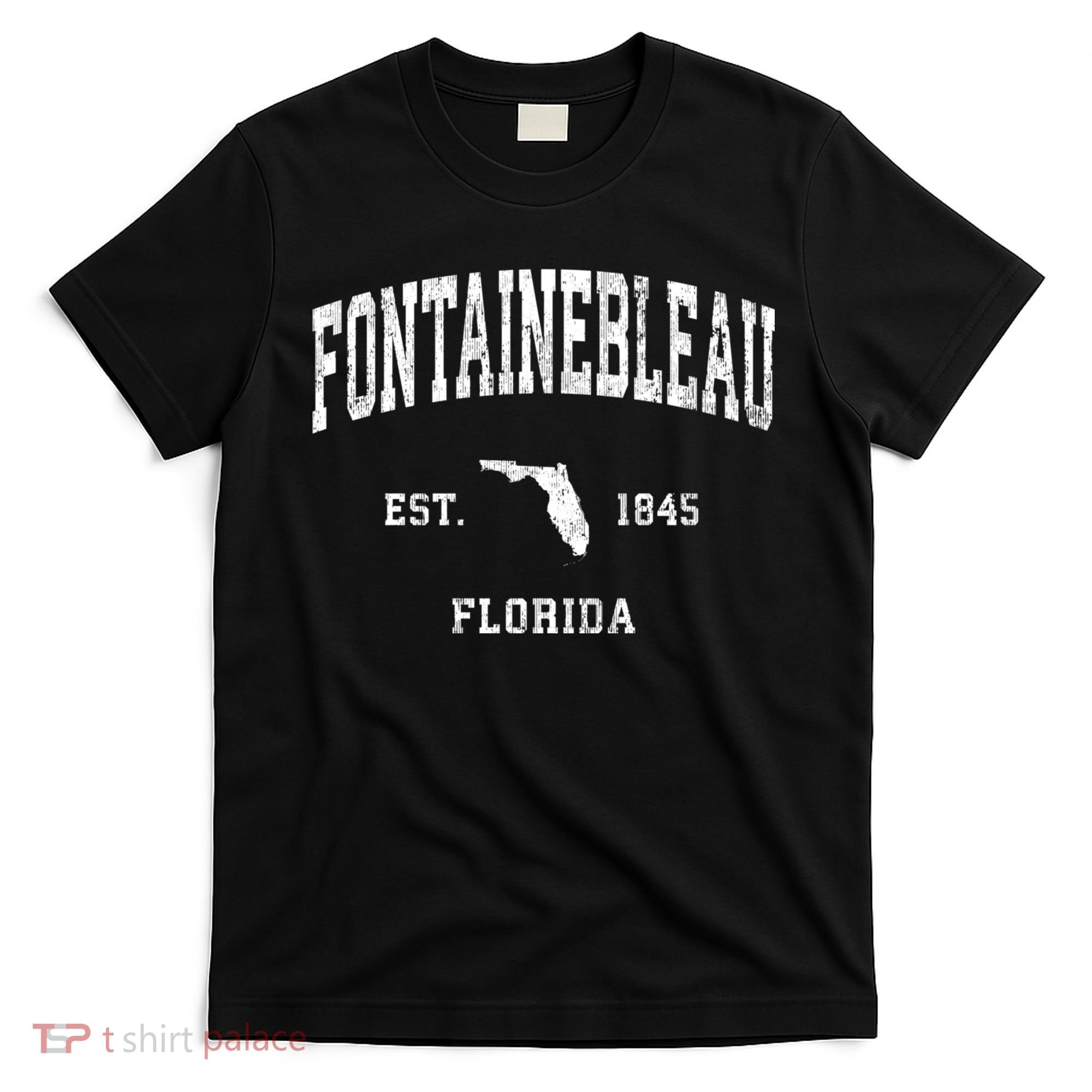 Fontainebleau Florida Fl Vintage Athletic T-Shirt